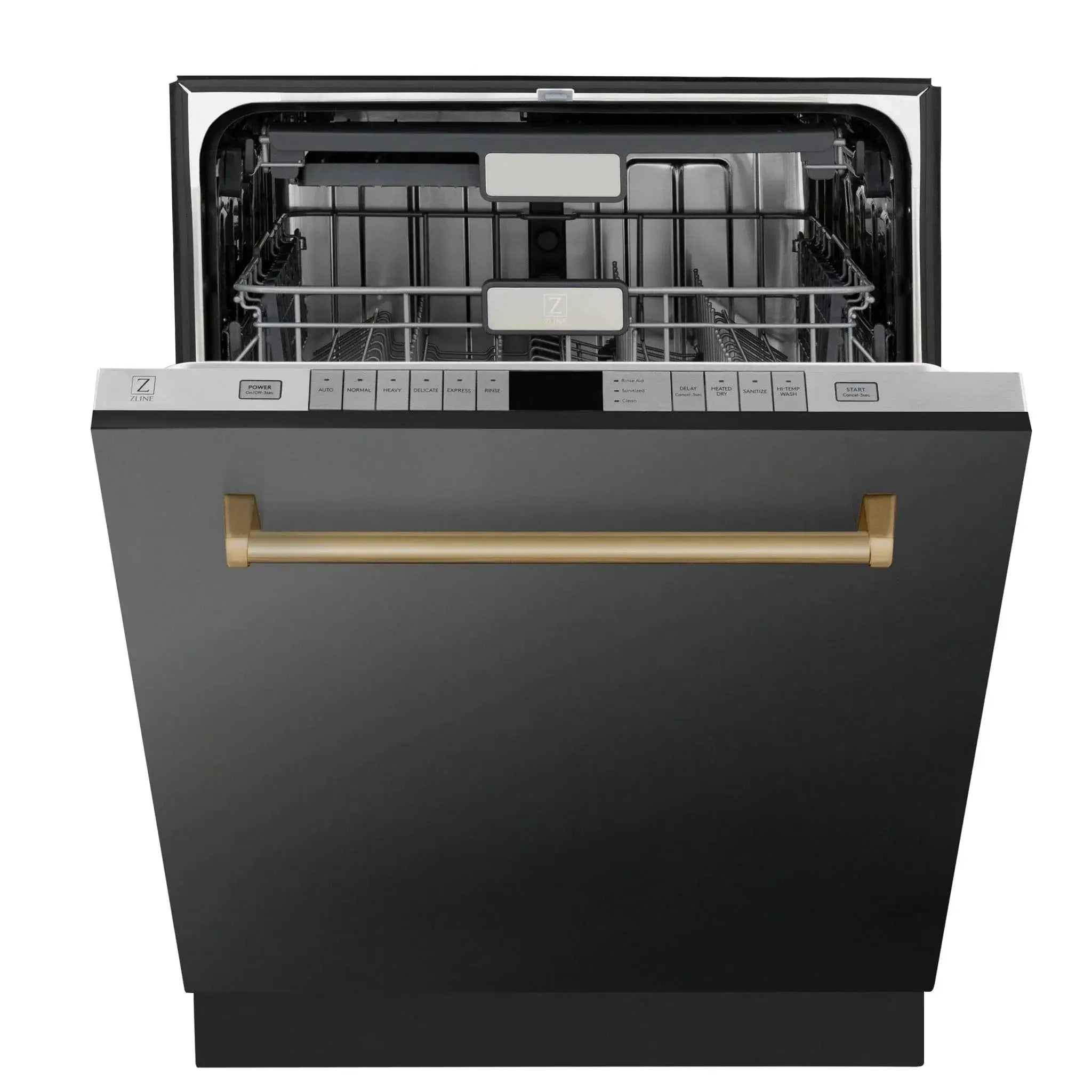 ZLINE Autograph Edition 24" Dishwasher Black Stainless, DWMTZ-BS-24-CB by Farmhouse Kitchen and Bath
