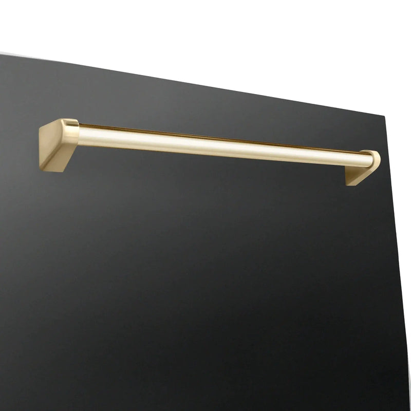 ZLINE Autograph Edition 24" Dishwasher Black Stainless, DWMTZ-BS-24-G by Farmhouse Kitchen and Bath