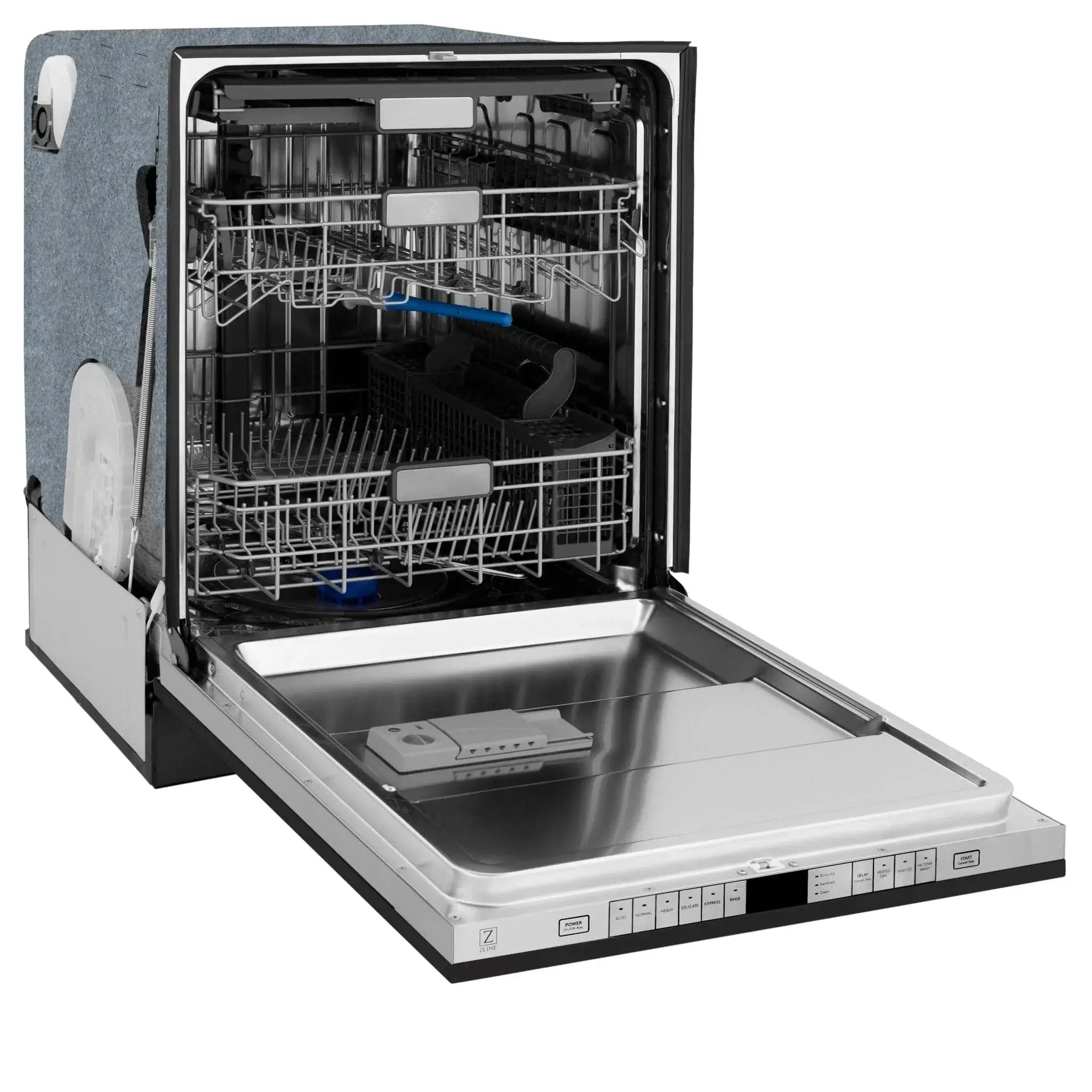 ZLINE Autograph Edition 24" Dishwasher Black Stainless, DWMTZ-BS-24-G by Farmhouse Kitchen and Bath