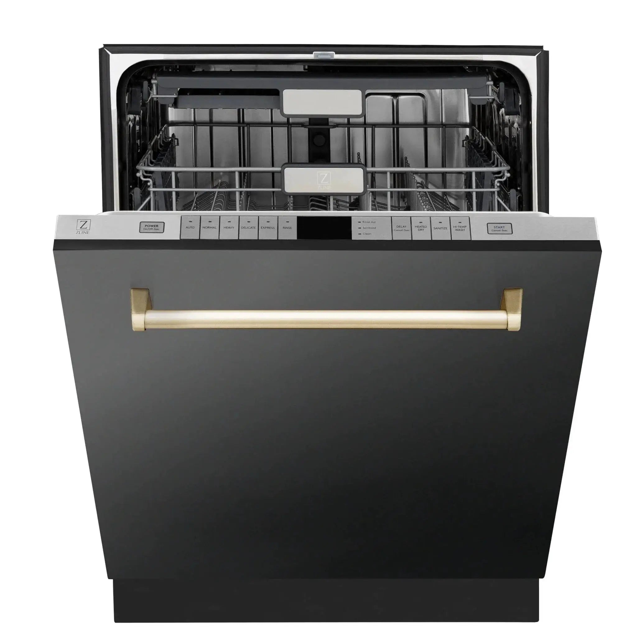 ZLINE Autograph Edition 24" Dishwasher Black Stainless, DWMTZ-BS-24-G by Farmhouse Kitchen and Bath