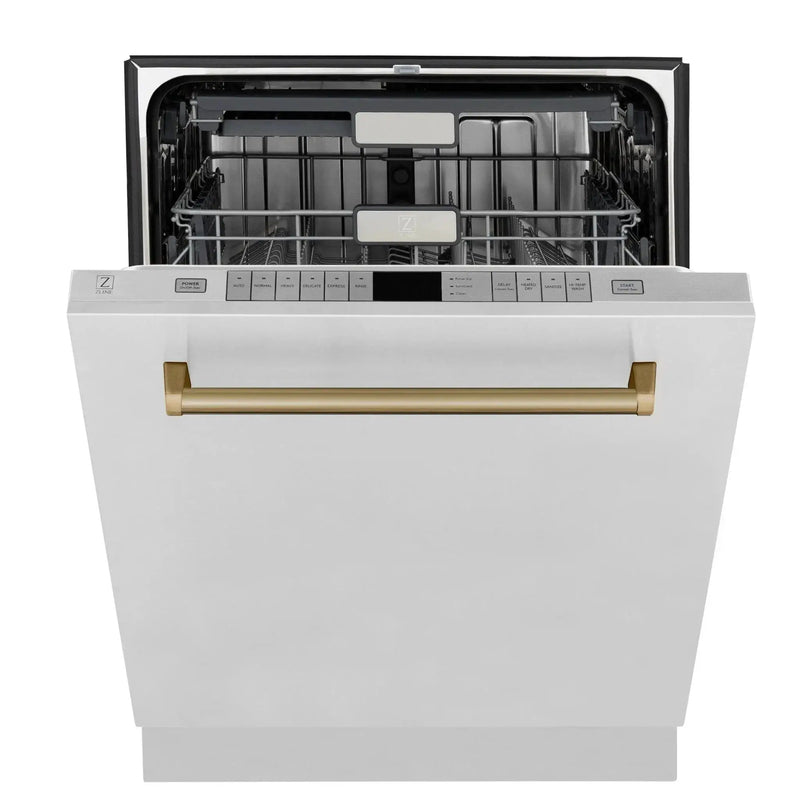 ZLINE Autograph Edition 24" Tall Tub Dishwasher DWMTZ-304-24-CB by Farmhouse Kitchen and Bath