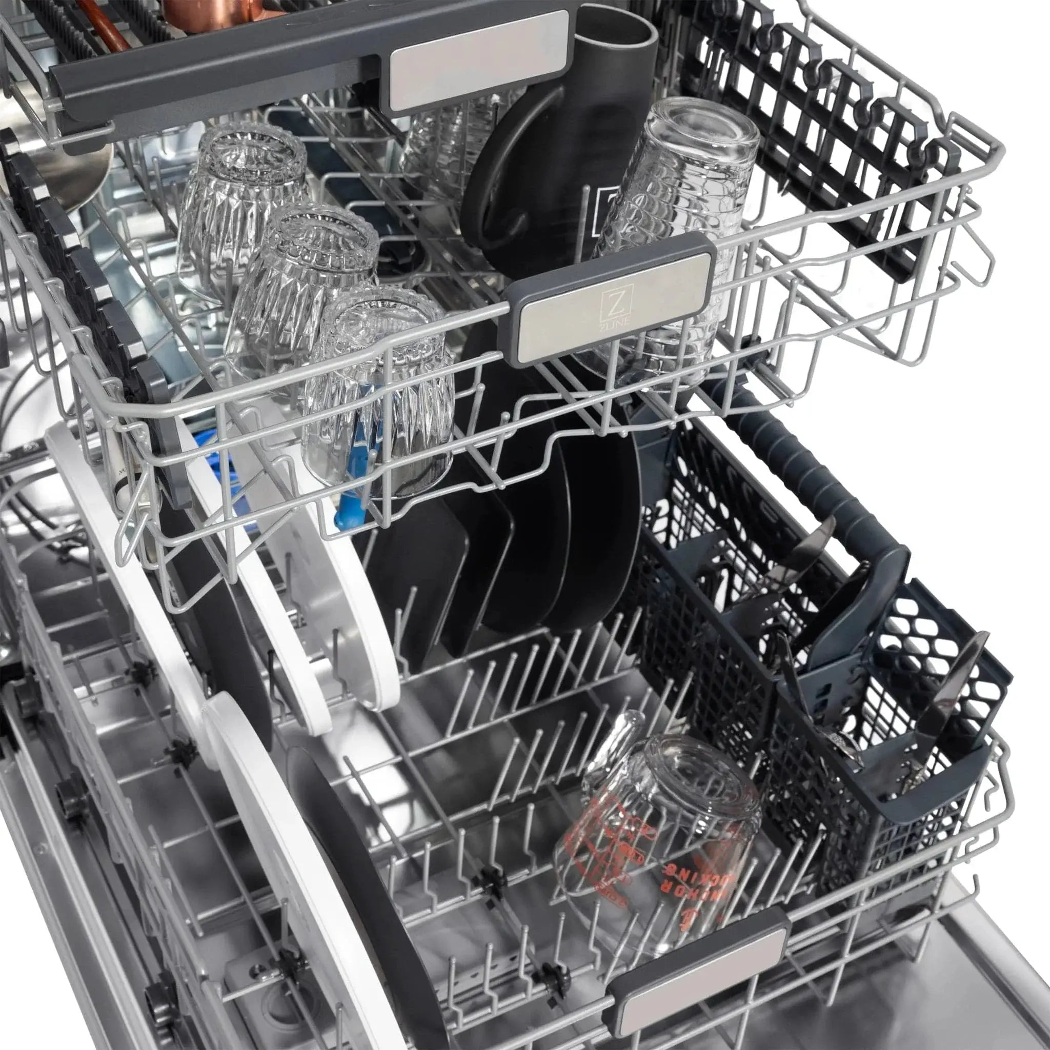 ZLINE Autograph Edition 24" Tall Tub Dishwasher DWMTZ-304-24-MB by Farmhouse Kitchen and Bath