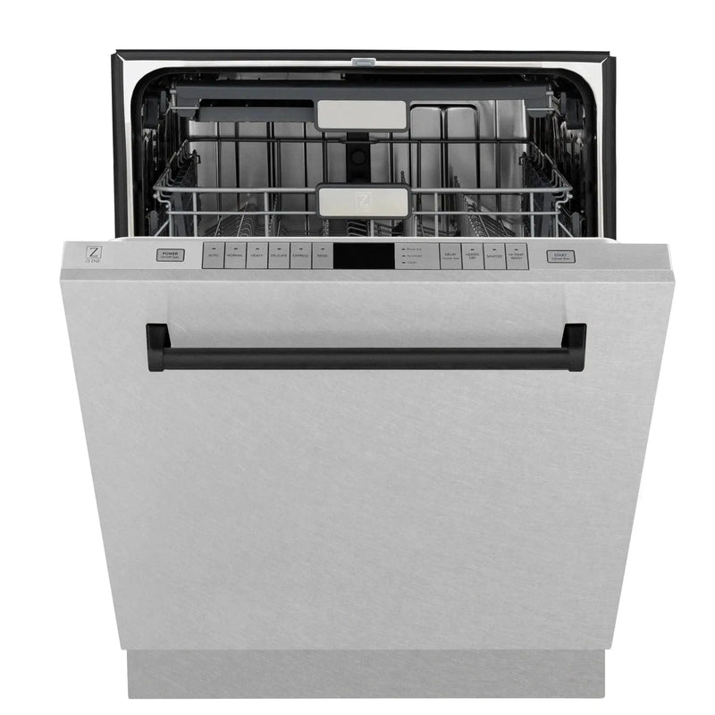 ZLINE Autograph Edition 24" Tall Tub Dishwasher DWMTZ-SN-24-MB by Farmhouse Kitchen and Bath