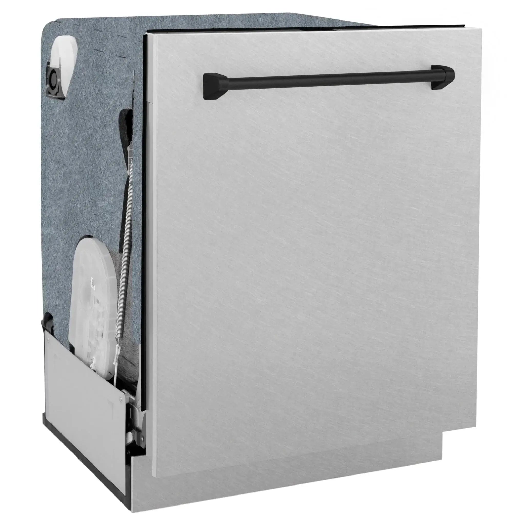 ZLINE Autograph Edition 24" Tall Tub Dishwasher DWMTZ-SN-24-MB by Farmhouse Kitchen and Bath