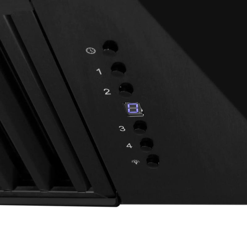ZLINE Black Stainless Steel Range Hood with Black Stainless Steel Handle - BS655-36-BS by Farmhouse Kitchen and Bath