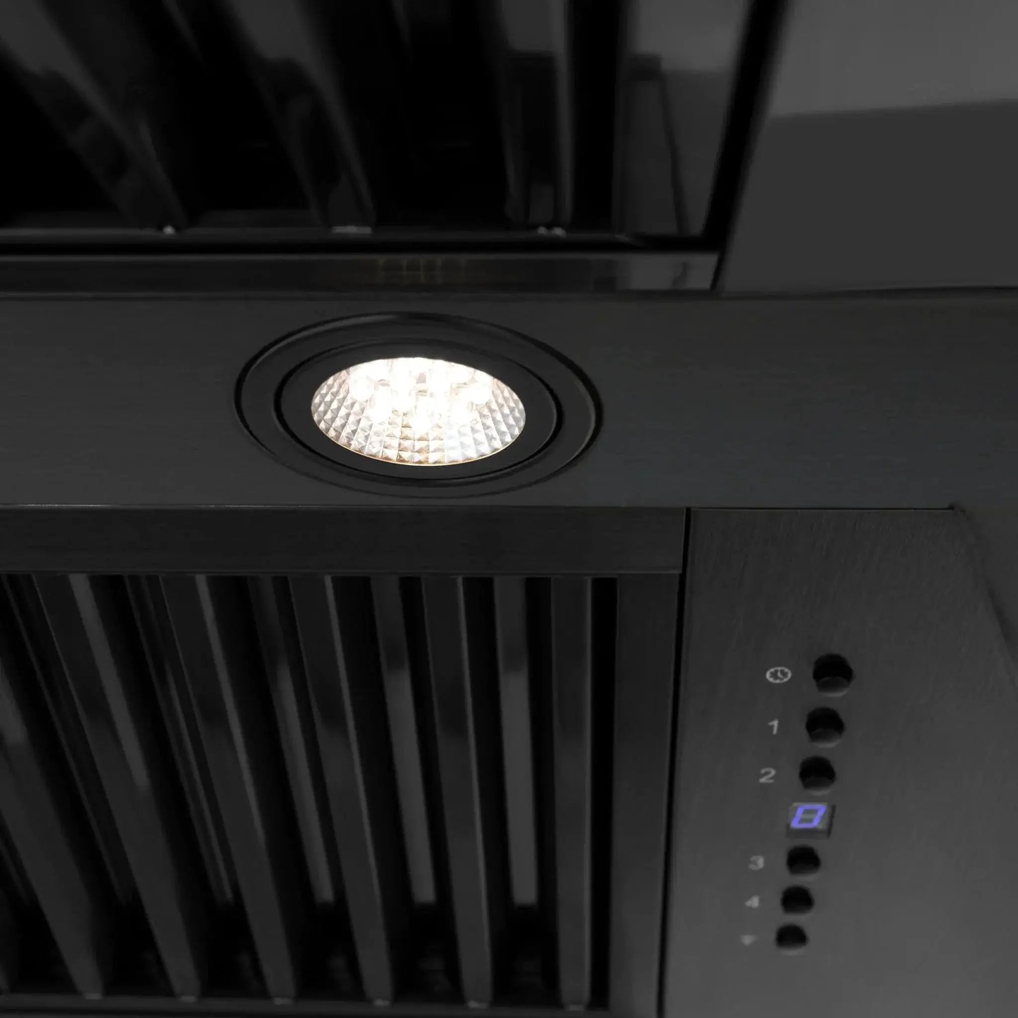 ZLINE Black Stainless Steel Range Hood with Black Stainless Steel Handle - BS655-48-BS by Farmhouse Kitchen and Bath