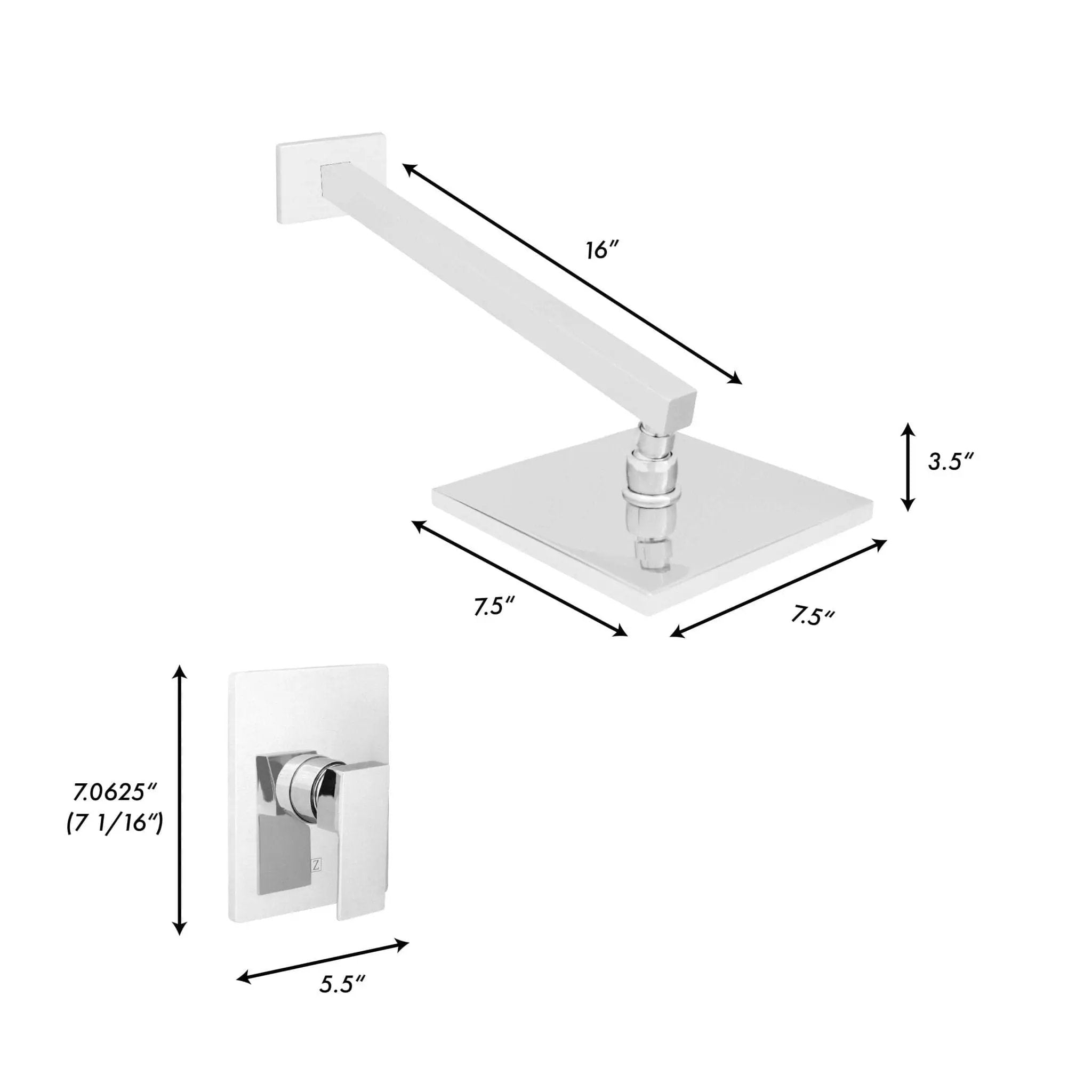 ZLINE Bliss Shower Faucet BLS-SHF-CH by Farmhouse Kitchen and Bath