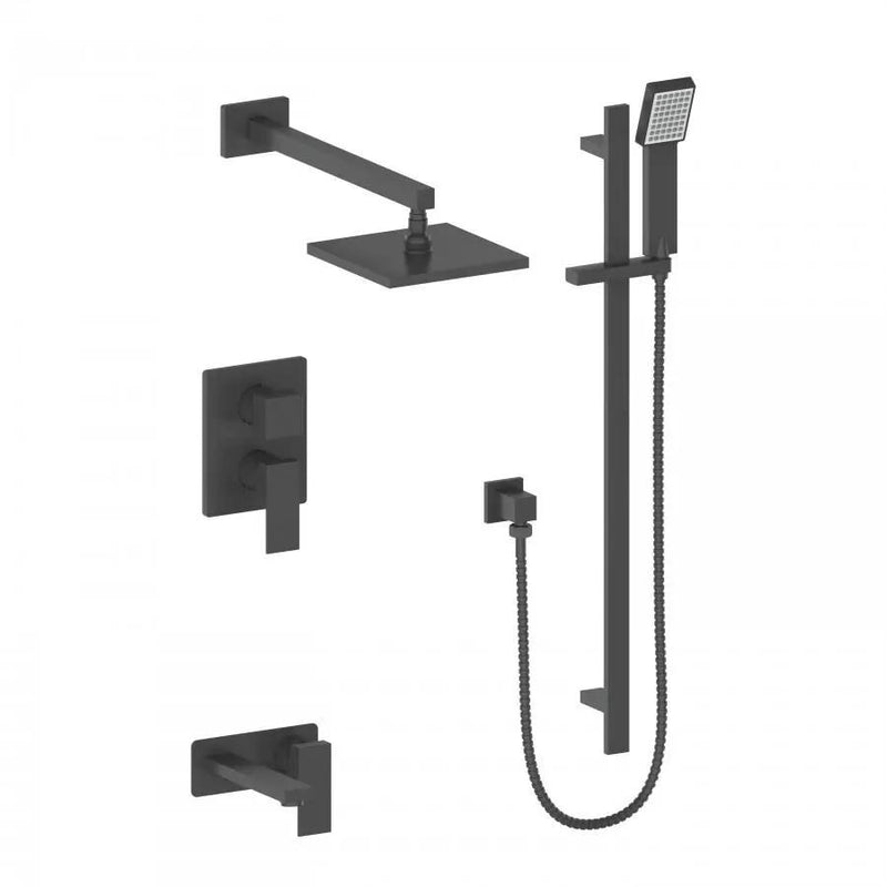 ZLINE Bliss Shower System in Electric Matte Black, BLS-SHS-MB by Farmhouse Kitchen and Bath