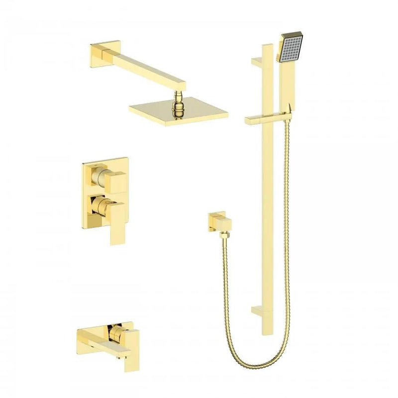 ZLINE Bliss Shower System in Polished Gold, BLS-SHS-PG by Farmhouse Kitchen and Bath