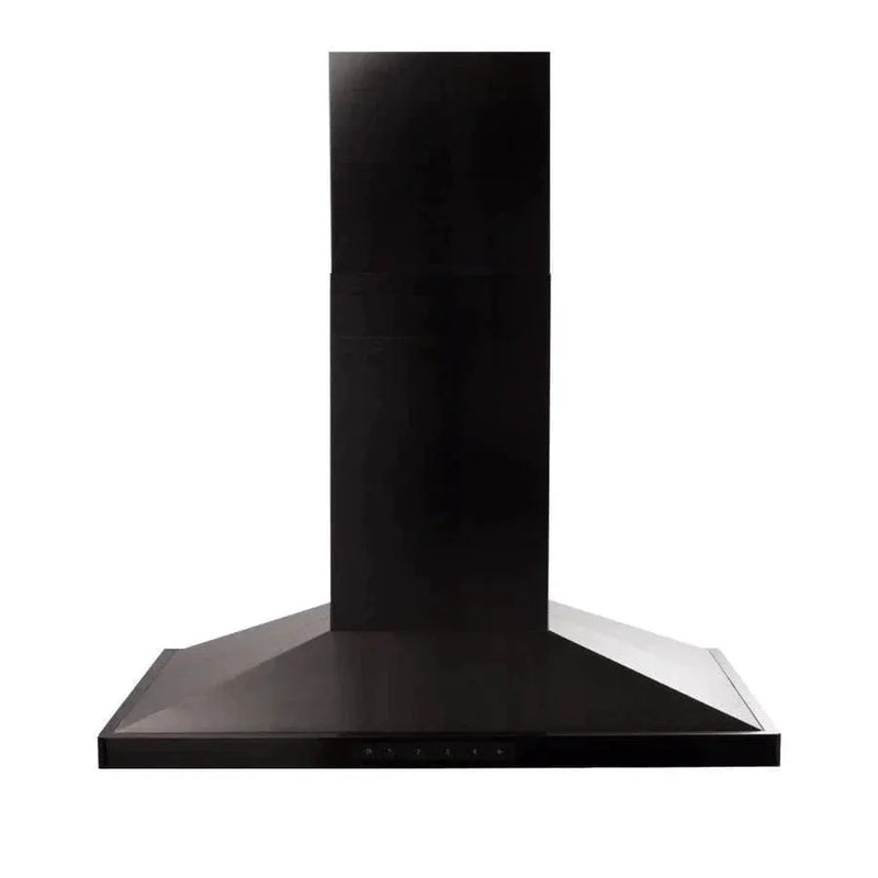 ZLINE Convertible Vent Island Mount Range Hood in Black Stainless Steel BSGL2iN-42 by Farmhouse Kitchen and Bath