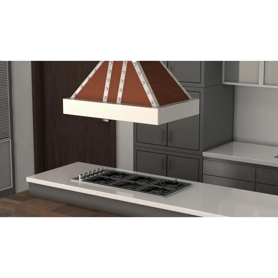 ZLINE 30" Copper Finish Island Range Hood, 655i-CSSSS-30 by Farmhouse Kitchen and Bath