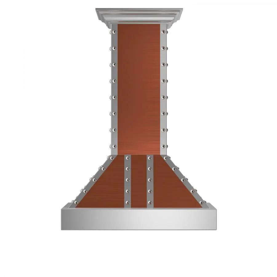 ZLINE 30" Copper Finish Island Range Hood, 655i-CSSSS-30 by Farmhouse Kitchen and Bath