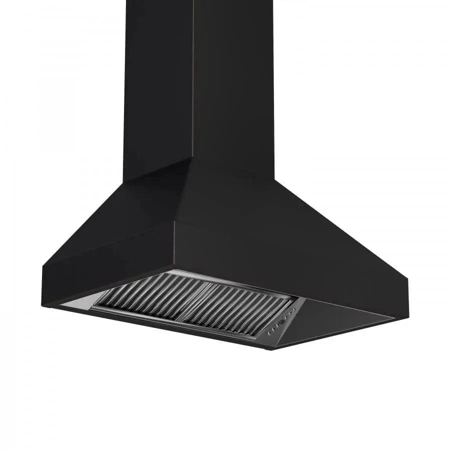 ZLINE 48" Oil-Rubbed Bronze Wall Range Hood, 8667B-48 by Farmhouse Kitchen and Bath