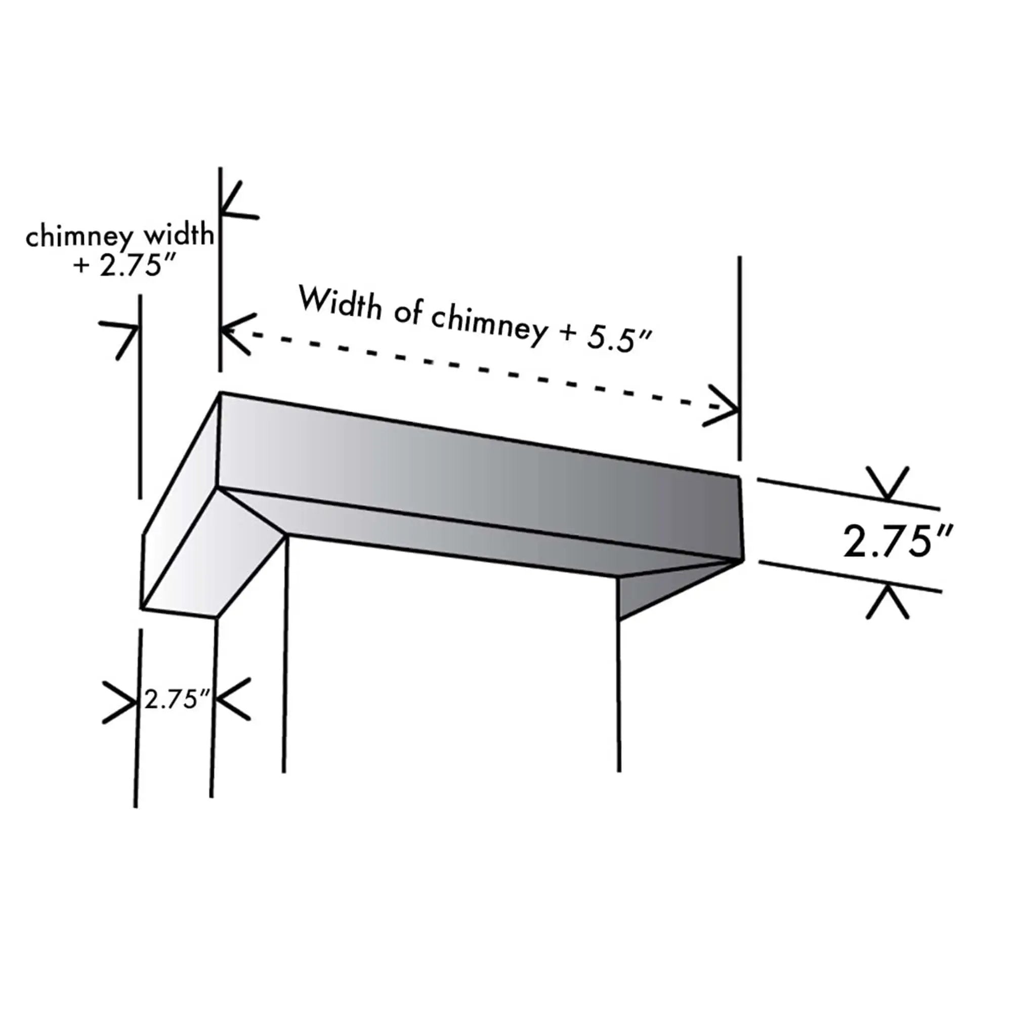 ZLINE Crown Molding #2 for Wall Range Hood, CM2-KECOM by Farmhouse Kitchen and Bath
