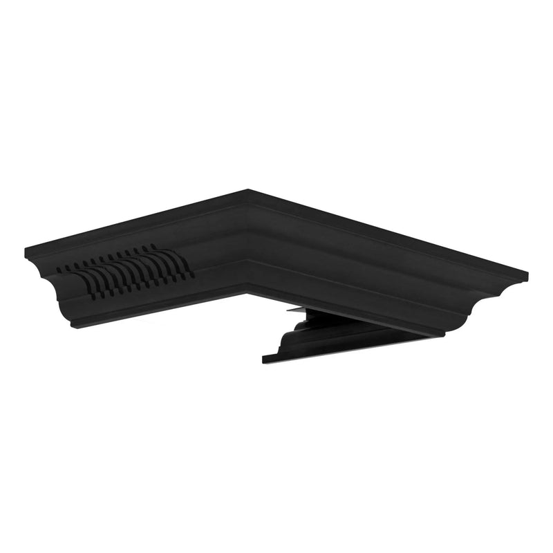 ZLINE Crown Molding Black Stainless Steel BT Speakers CM6-BT-BSKEN by Farmhouse Kitchen and Bath