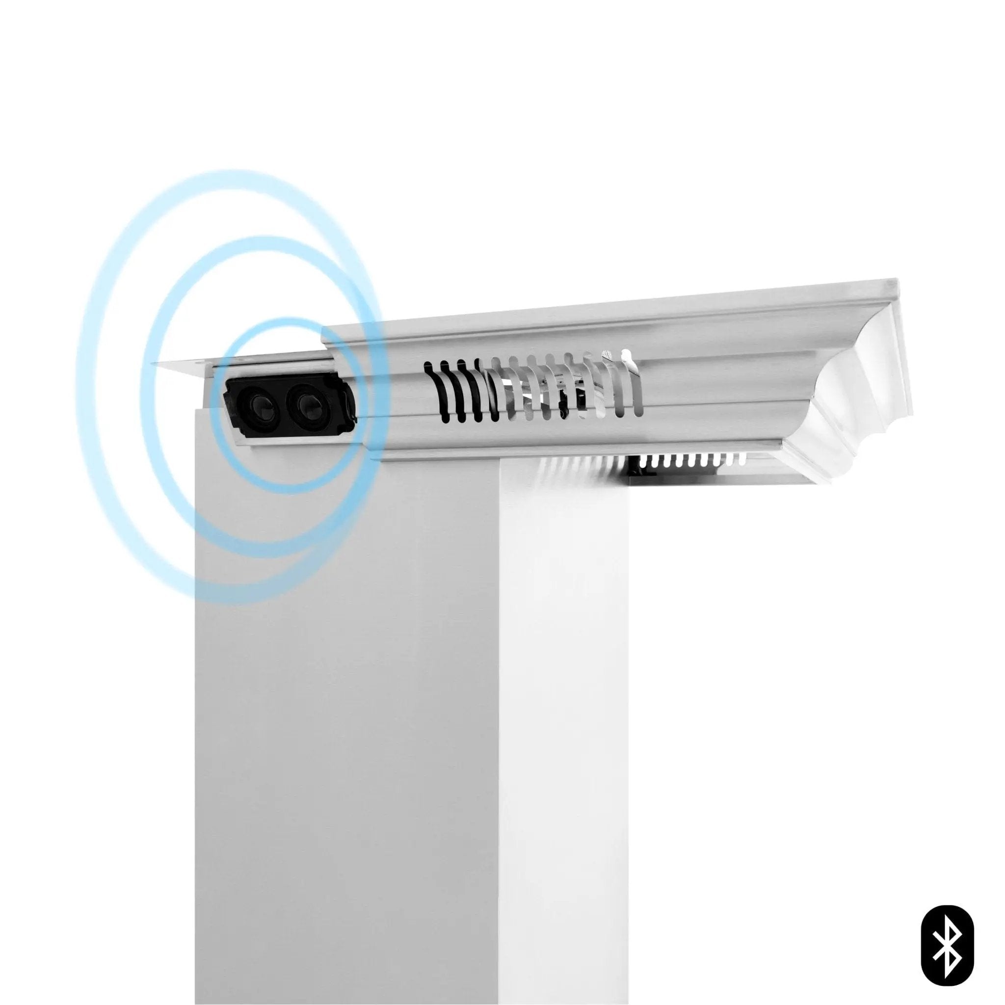 ZLINE Crown Molding With Built-In CrownSound® Bluetooth Speakers (CM6-BT-KB) by Farmhouse Kitchen and Bath