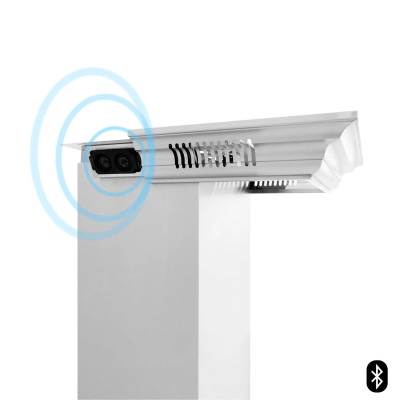 ZLINE Crown Molding With Built-In CrownSound® Bluetooth Speakers (CM6-BT-KB) by Farmhouse Kitchen and Bath