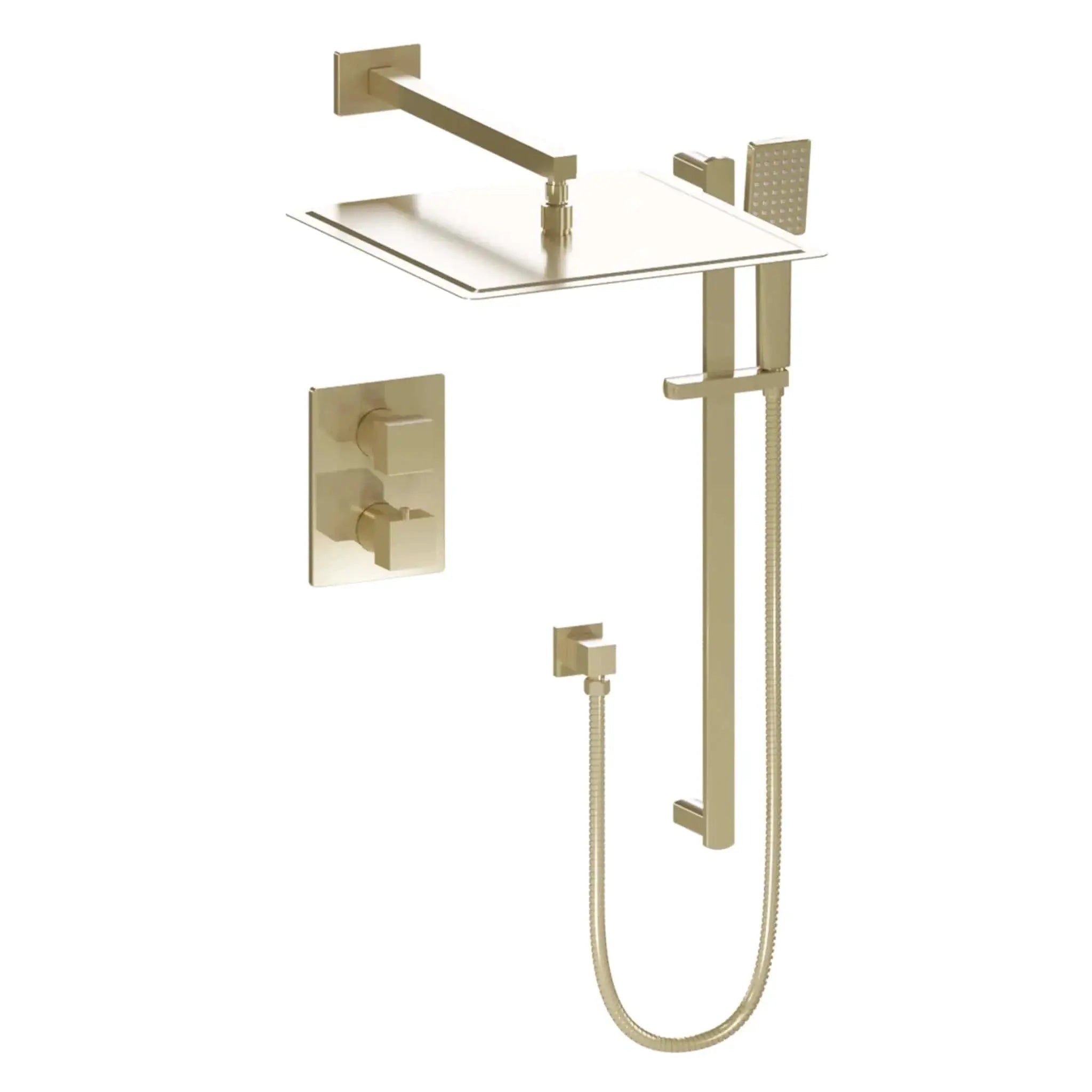 ZLINE Crystal Bay Thermostatic Shower System CBY-SHS-T2-CB by Farmhouse Kitchen and Bath