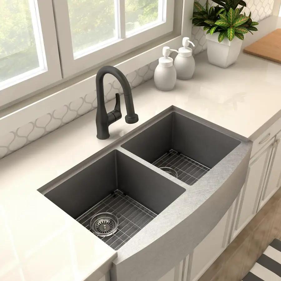 ZLINE Dali Kitchen Faucet in Electric Matte Black, DAL-KF-MB by Farmhouse Kitchen and Bath