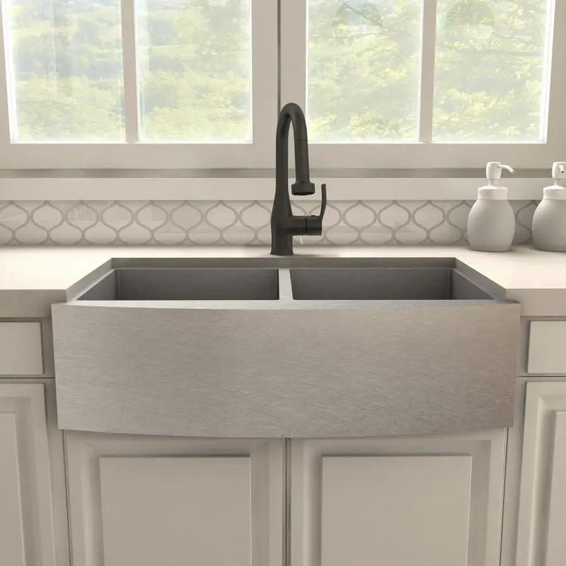 ZLINE Dali Kitchen Faucet in Electric Matte Black, DAL-KF-MB by Farmhouse Kitchen and Bath