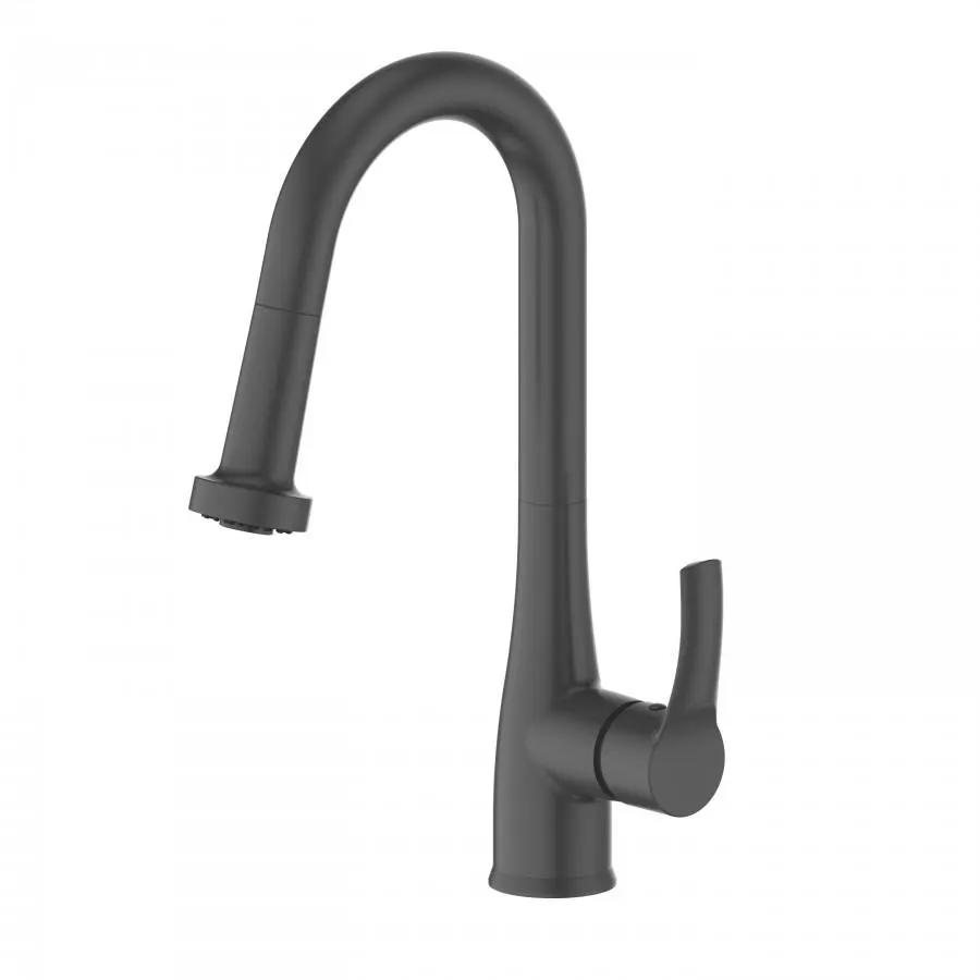 ZLINE Dali Kitchen Faucet in Electric Matte Black, DAL-KF-MB by Farmhouse Kitchen and Bath