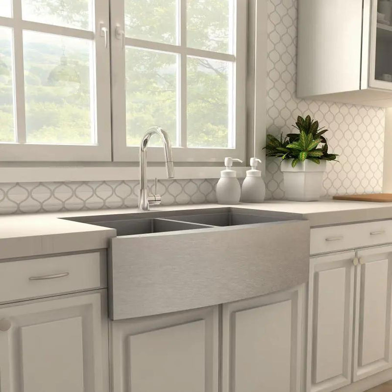 ZLINE Dante Kitchen Faucet in Chrome, DNT-KF-CH by Farmhouse Kitchen and Bath