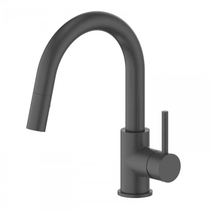 ZLINE Dante Kitchen Faucet in Electric Black Matte, DNT-KF-MB by Farmhouse Kitchen and Bath