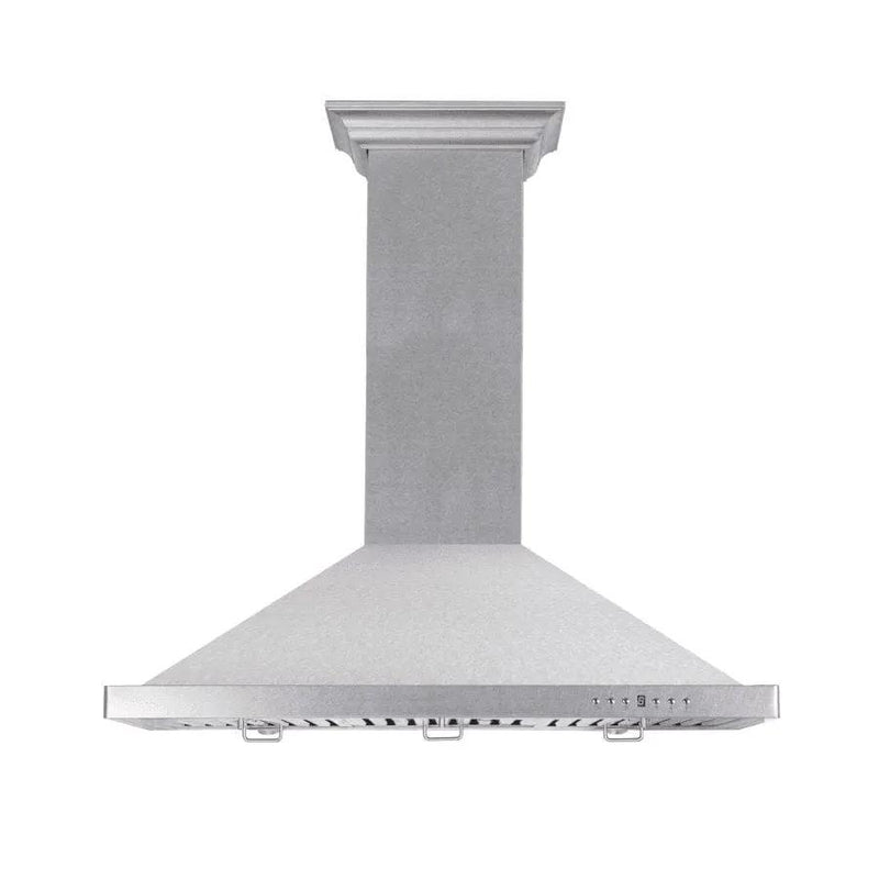 ZLINE Designer Series DuraSnow® Wall Mount Range Hood 8KBS-48 by Farmhouse Kitchen and Bath