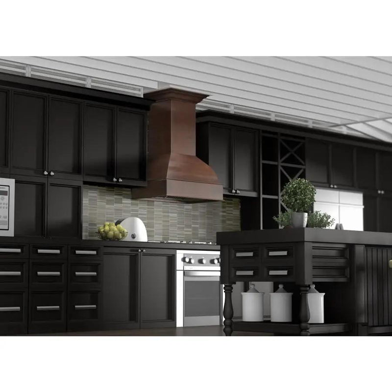 ZLINE 30" Wooden Wall Range Hood, Hamilton, Remote Motor, 369WH-RD-30 by Farmhouse Kitchen and Bath
