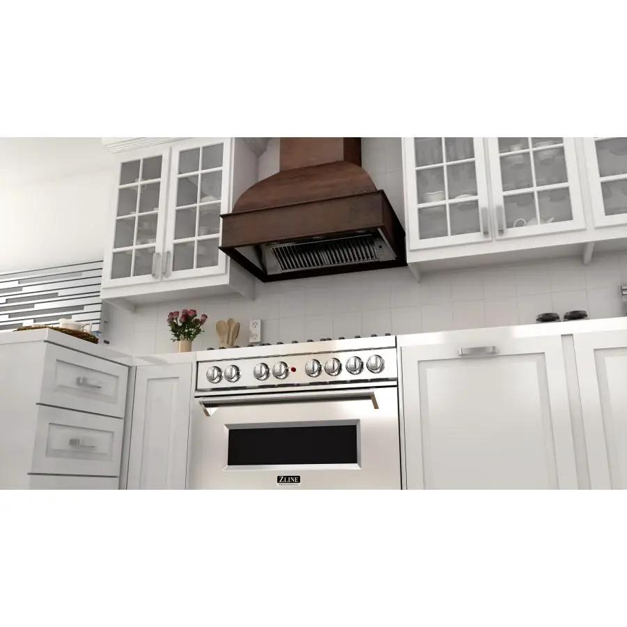 ZLINE 30" Wooden Wall Range Hood, Hamilton, Remote Motor, 369WH-RD-30 by Farmhouse Kitchen and Bath