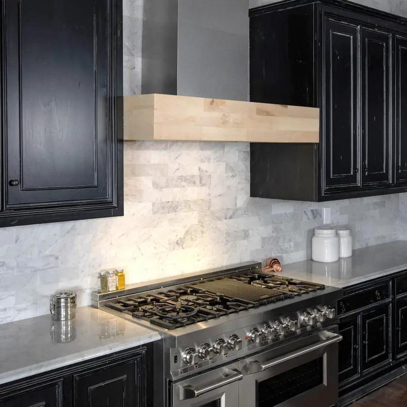 ZLINE 30" Remote Blower Wooden Wall Range Hood, 681M-RD-30 by Farmhouse Kitchen and Bath