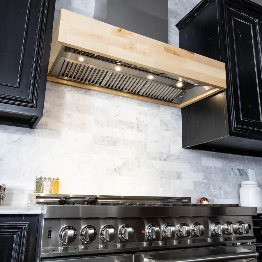 ZLINE 36" Remote Blower Wooden Wall Range Hood, 681M-RD-36 by Farmhouse Kitchen and Bath