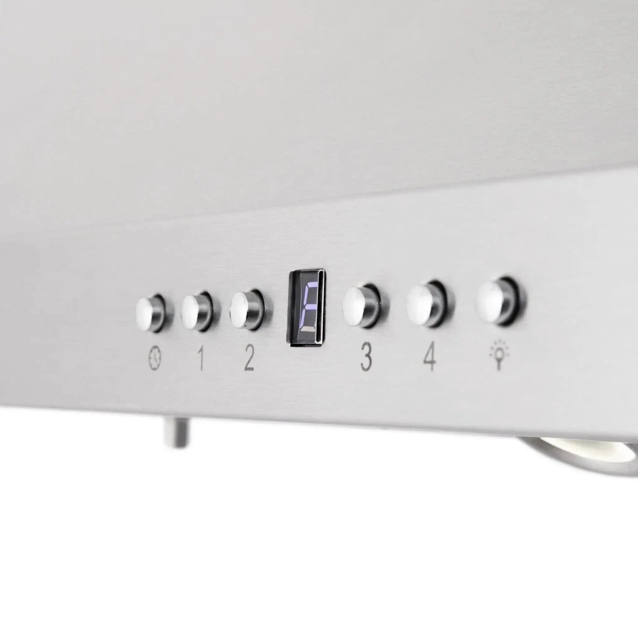 ZLINE Ducted Vent Island Mount Range Hood in Stainless Steel with Built-in ZLINE CrownSound Bluetooth Speakers GL1iCRN-BT-30 by Farmhouse Kitchen and Bath