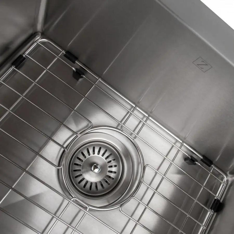 ZLINE Farmhouse 36" Double Bowl Apron Sink Stainless Steel, SA50D-36 by Farmhouse Kitchen and Bath