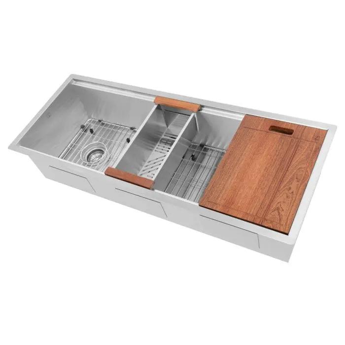 ZLINE Garmisch 43" Undermount Single Bowl Sink, Stainless Steel,SLS-43 by Farmhouse Kitchen and Bath
