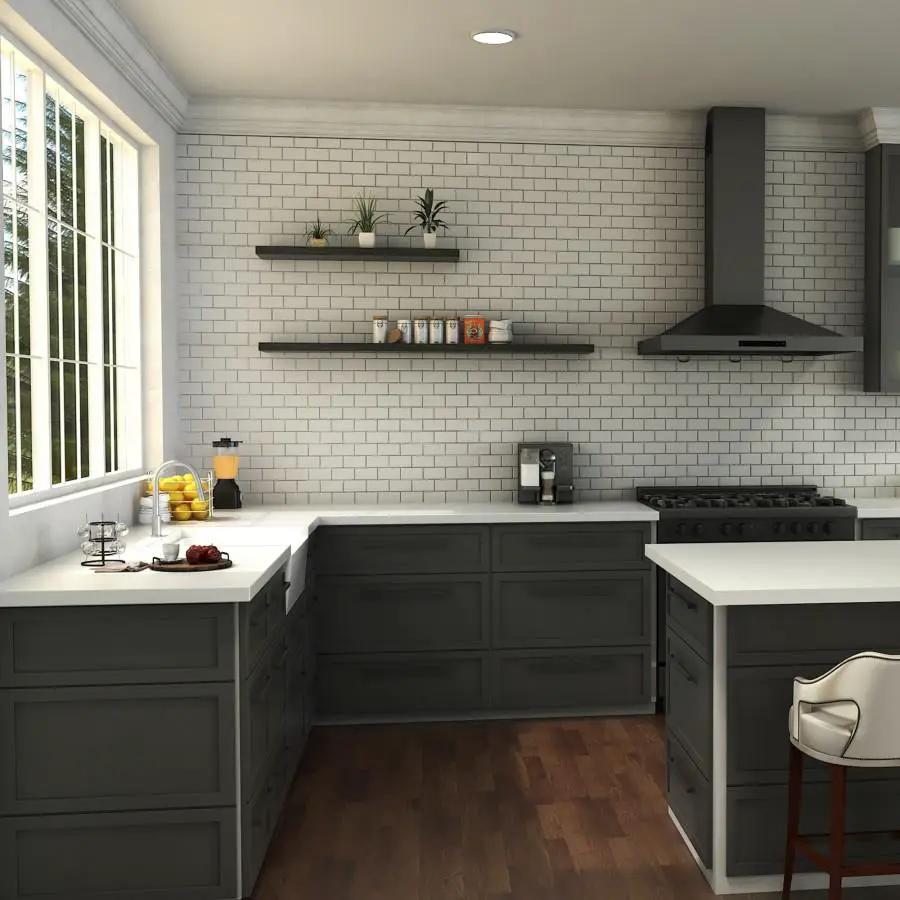 ZLINE Gemini Kitchen Faucet, GEM-KF-BN by Farmhouse Kitchen and Bath