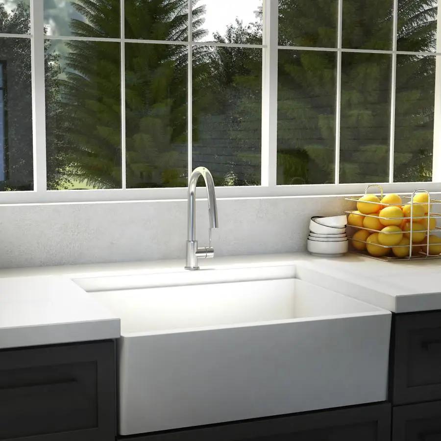 ZLINE Gemini Kitchen Faucet, GEM-KF-CH by Farmhouse Kitchen and Bath