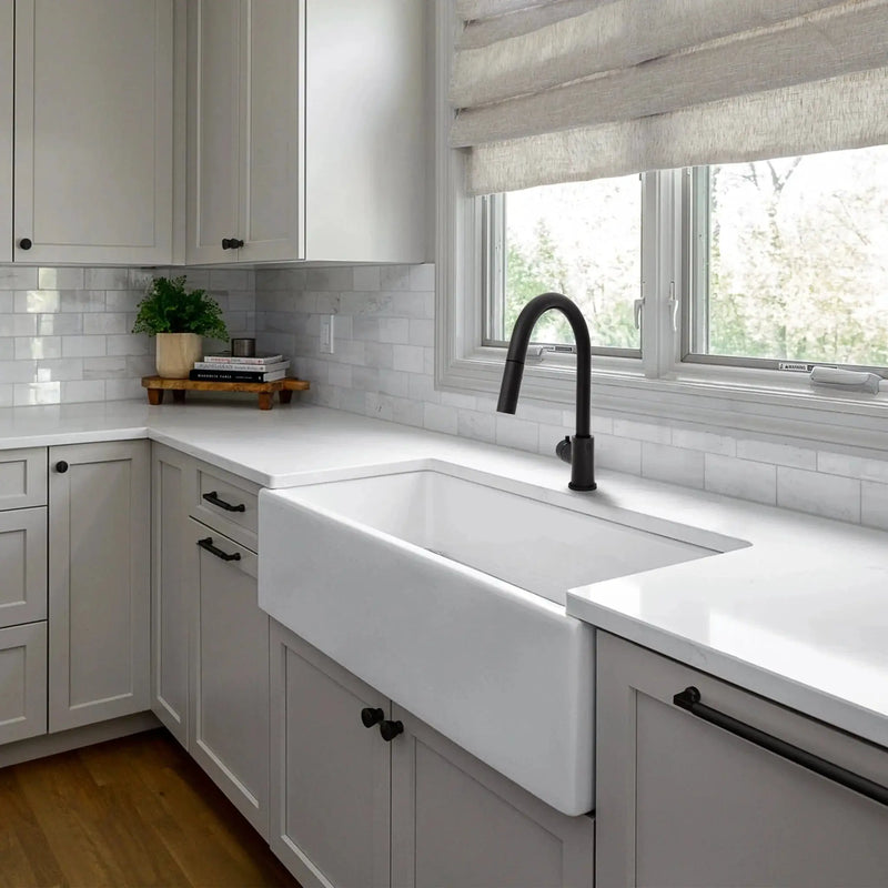 ZLINE Gemini Touchless Kitchen Faucet GEM-KFS-MB by Farmhouse Kitchen and Bath