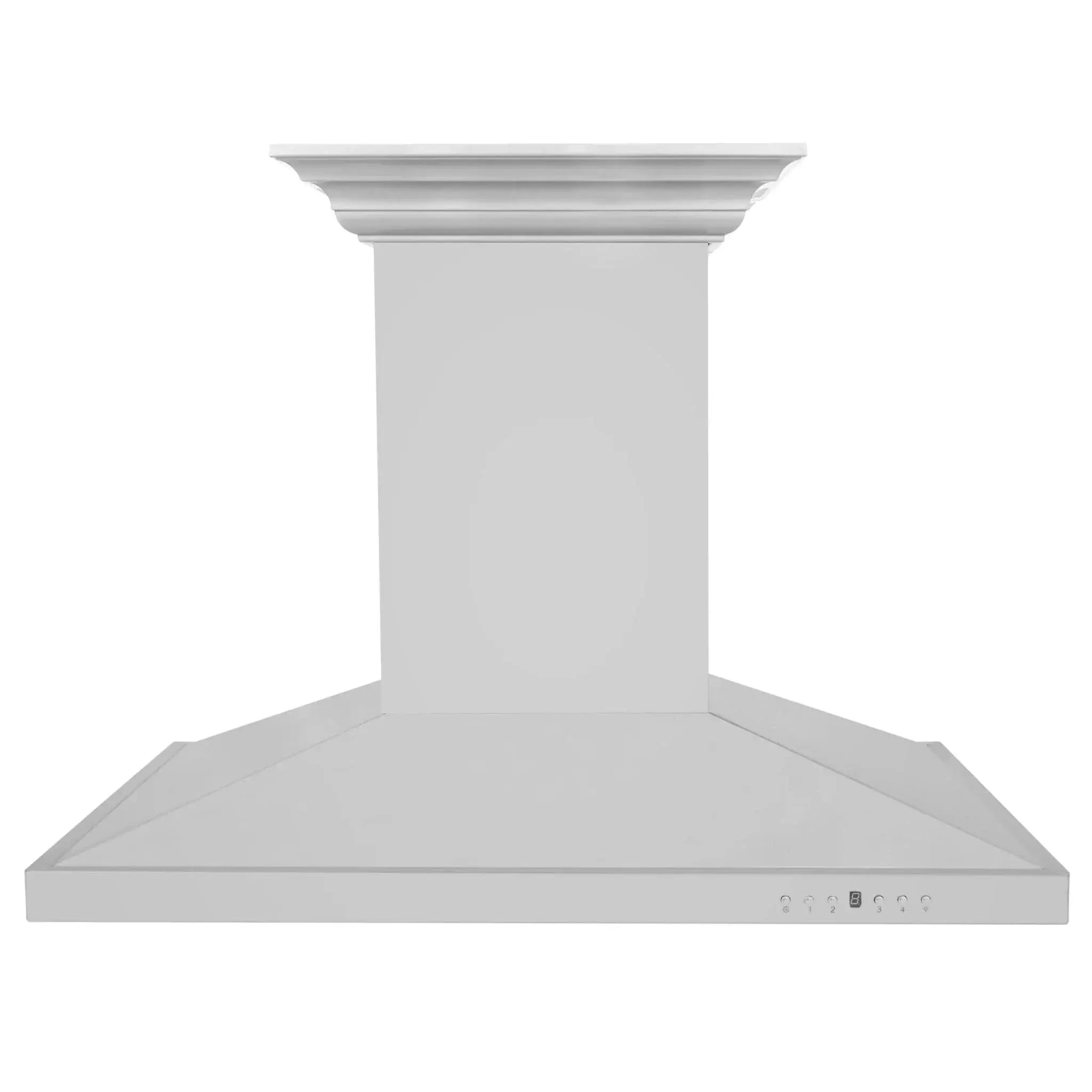 Zline Island Mount Range Hood in Stainless Steel with Built-in ZLINE CrownSound™ Bluetooth Speakers GL2iCRN-BT-36 by Farmhouse Kitchen and Bath