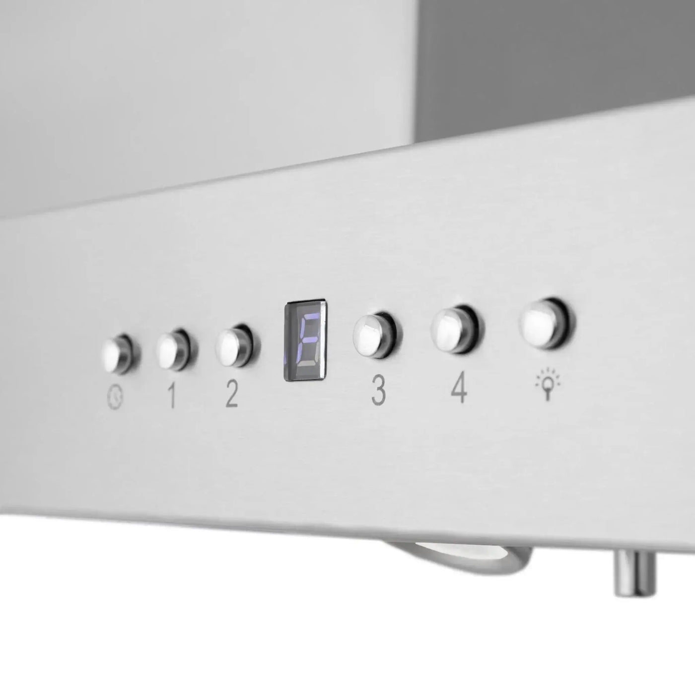 Zline Island Mount Range Hood in Stainless Steel with Built-in ZLINE CrownSound™ Bluetooth Speakers KE2iCRN-BT by Farmhouse Kitchen and Bath