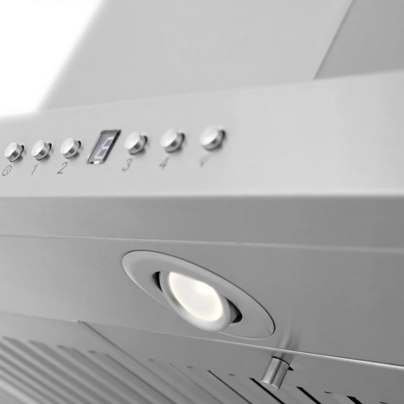 Zline Island Range Hood, Stainless, Bluetooth Speakers GL2iCRN-BT-30 by Farmhouse Kitchen and Bath