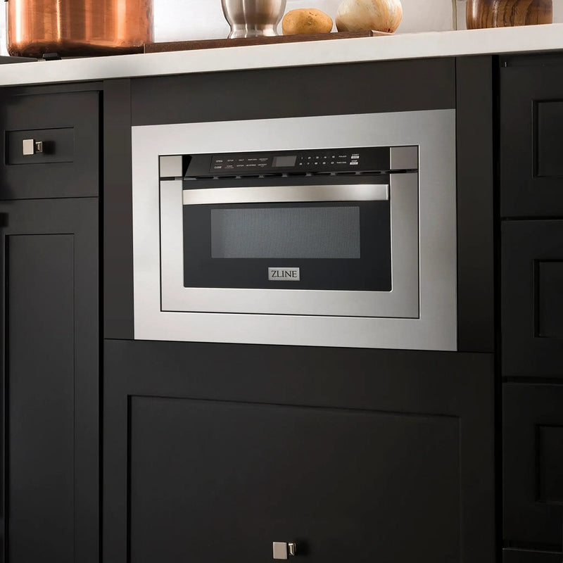 ZLINE Microwave Drawer with Trim Kit, MWD-TK-30 by Farmhouse Kitchen and Bath