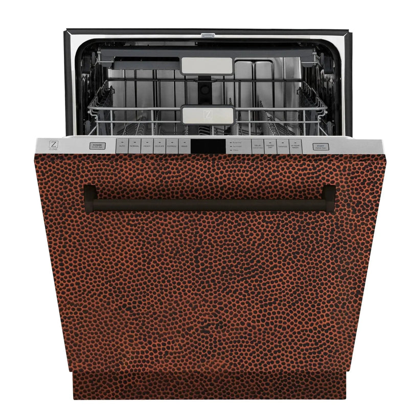 ZLINE Monument 24" Hand Hammered Dishwasher DWMT-HH-24 by Farmhouse Kitchen and Bath