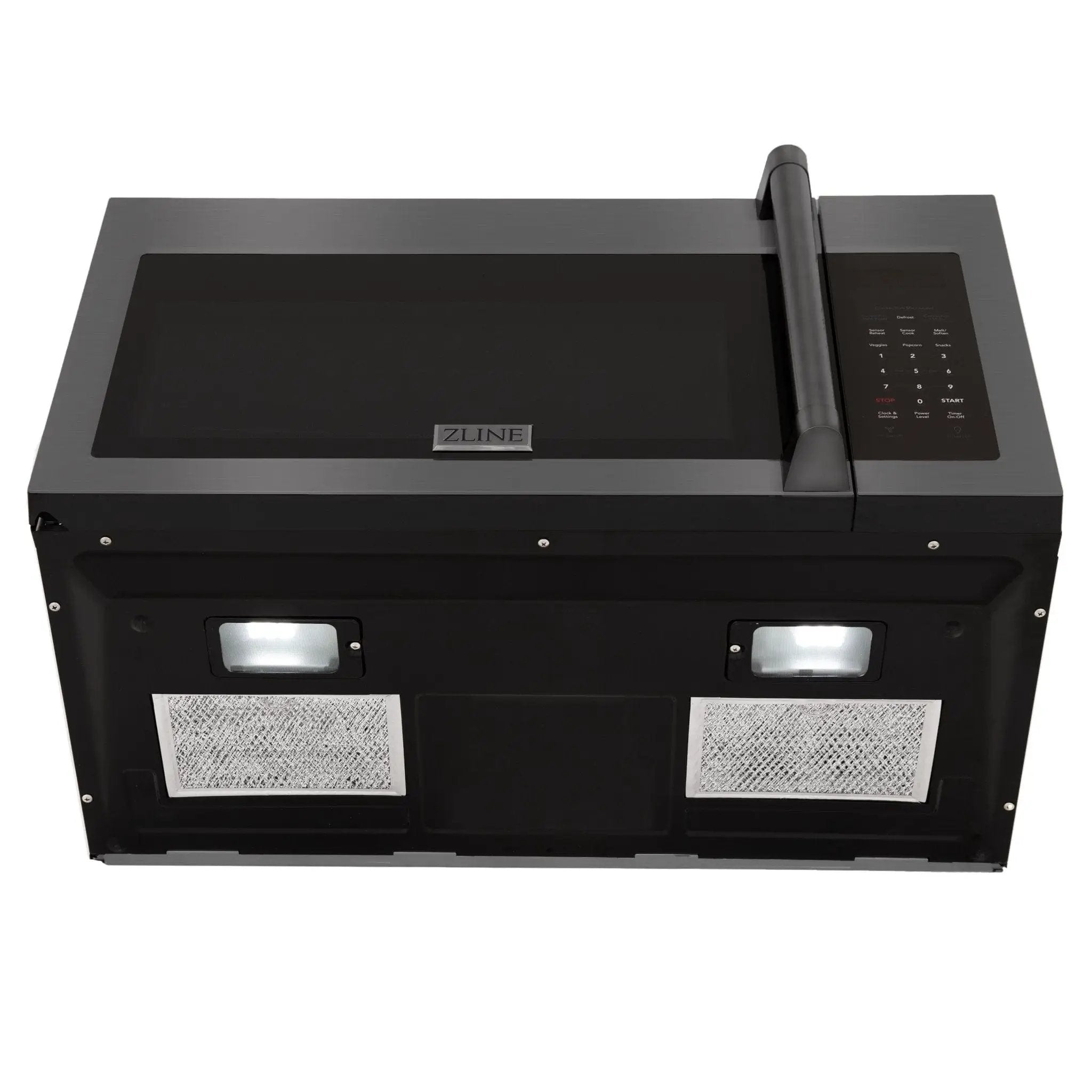 ZLINE Over Range Microwave, Black Stainless MWO-OTR-H-30-BS by Farmhouse Kitchen and Bath