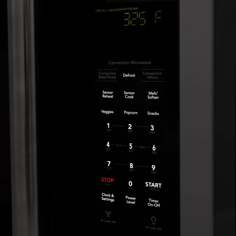 ZLINE Over Range Microwave, Black Stainless MWO-OTR-H-30-BS by Farmhouse Kitchen and Bath