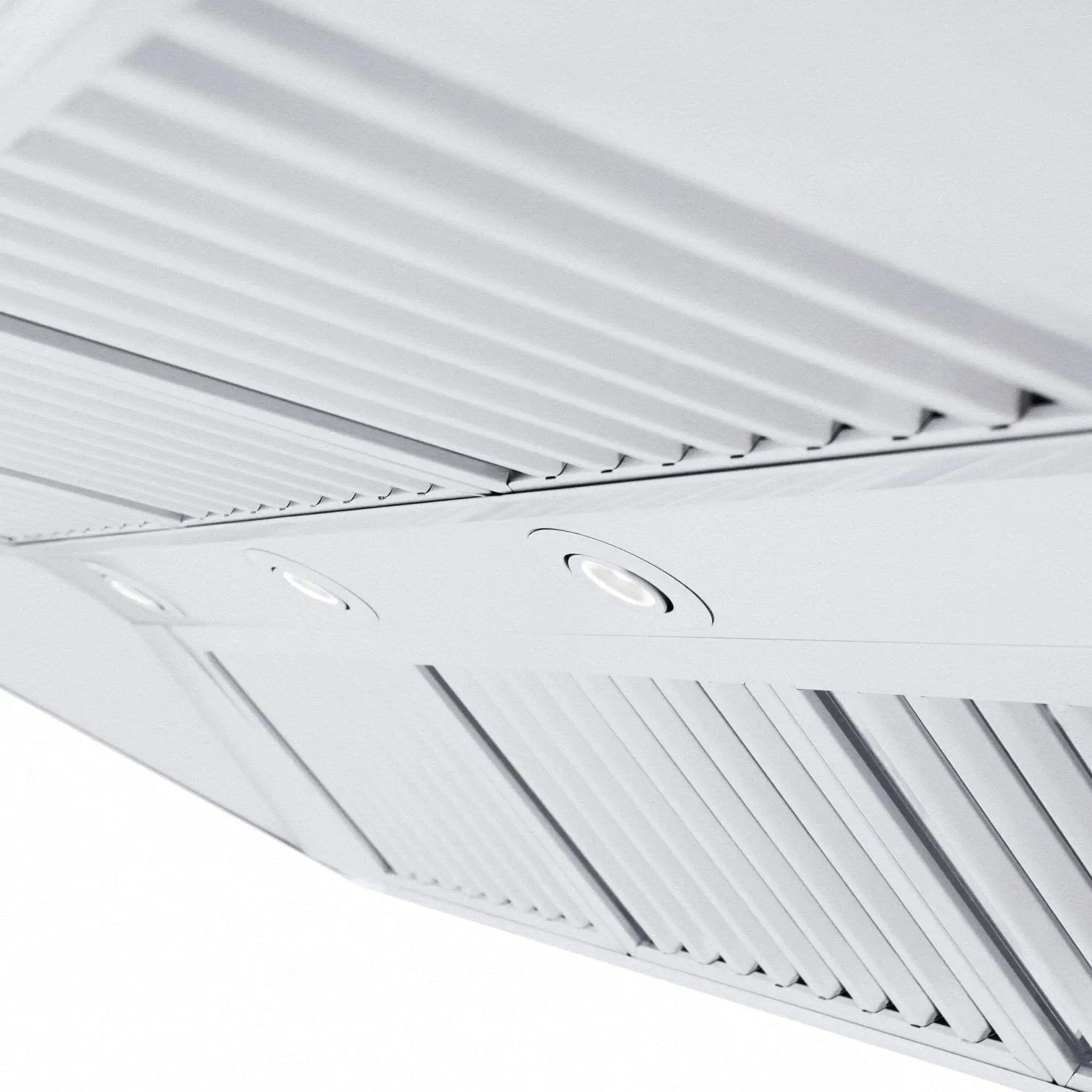 ZLINE Professional Convertible Vent Wall Mount Range Hood in Stainless Steel with Crown Molding 667CRN-42 by Farmhouse Kitchen and Bath