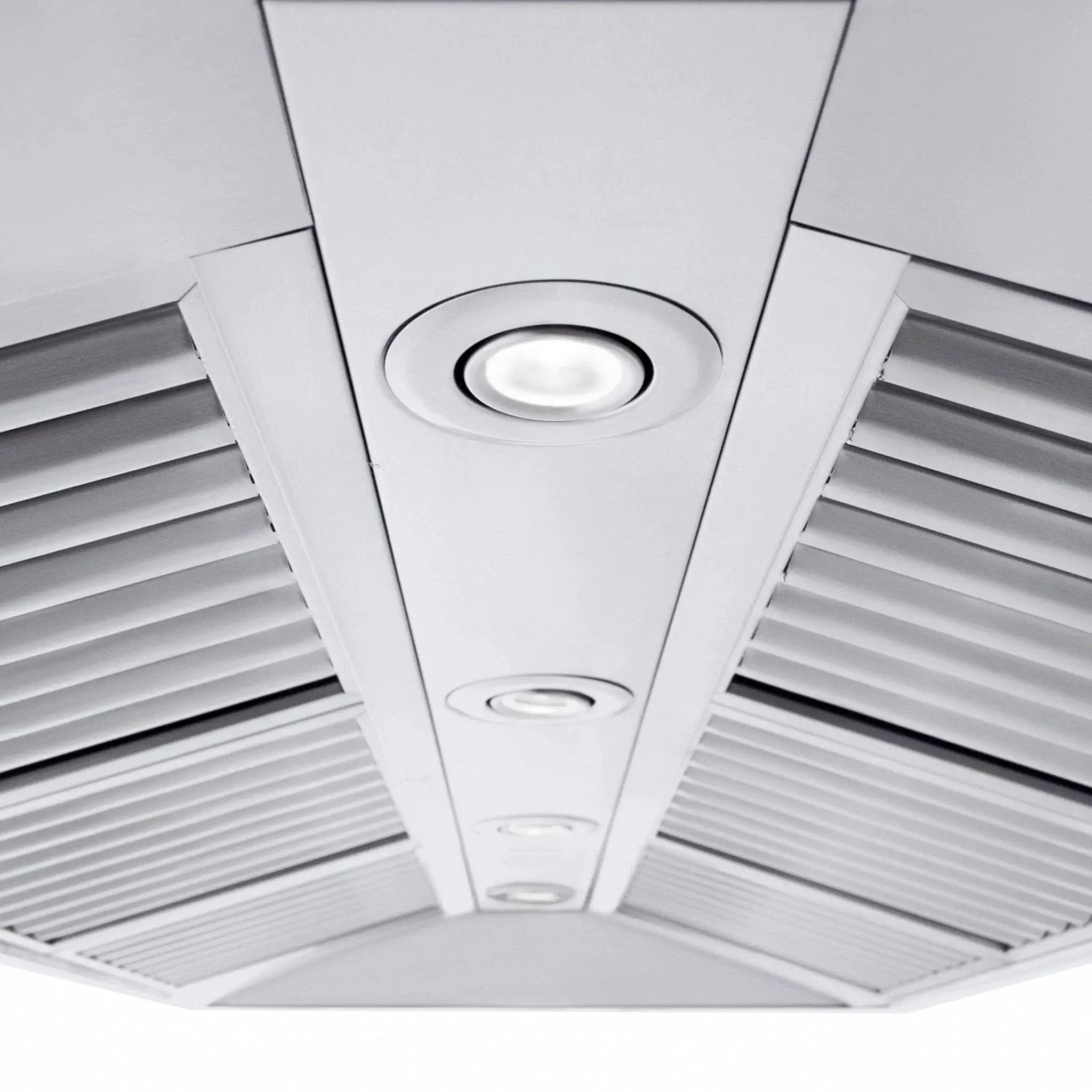ZLINE Professional Convertible Vent Wall Mount Range Hood in Stainless Steel with Crown Molding 667CRN-48 by Farmhouse Kitchen and Bath