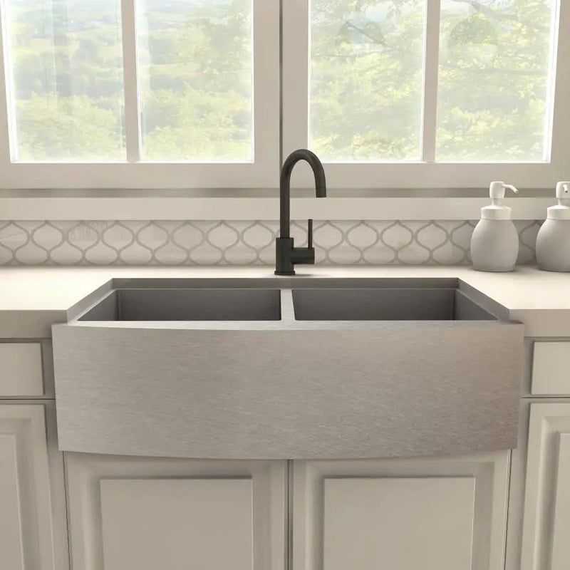 ZLINE Renoir Kitchen Faucet in Electric Matte Black, REN-KF-MB by Farmhouse Kitchen and Bath