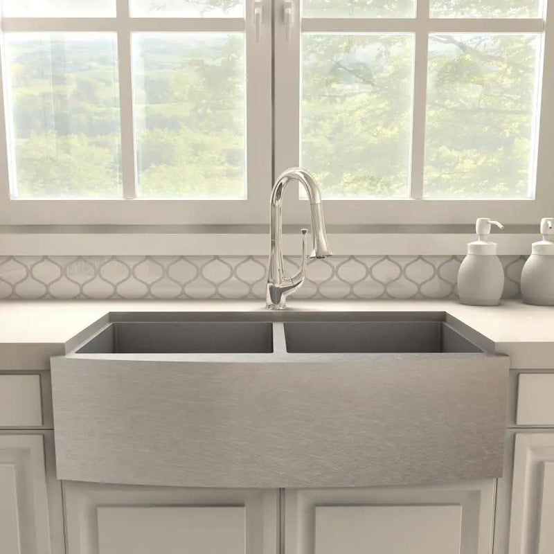 ZLINE Shakespeare Kitchen Faucet in Chrome, SHK-KF-CH by Farmhouse Kitchen and Bath