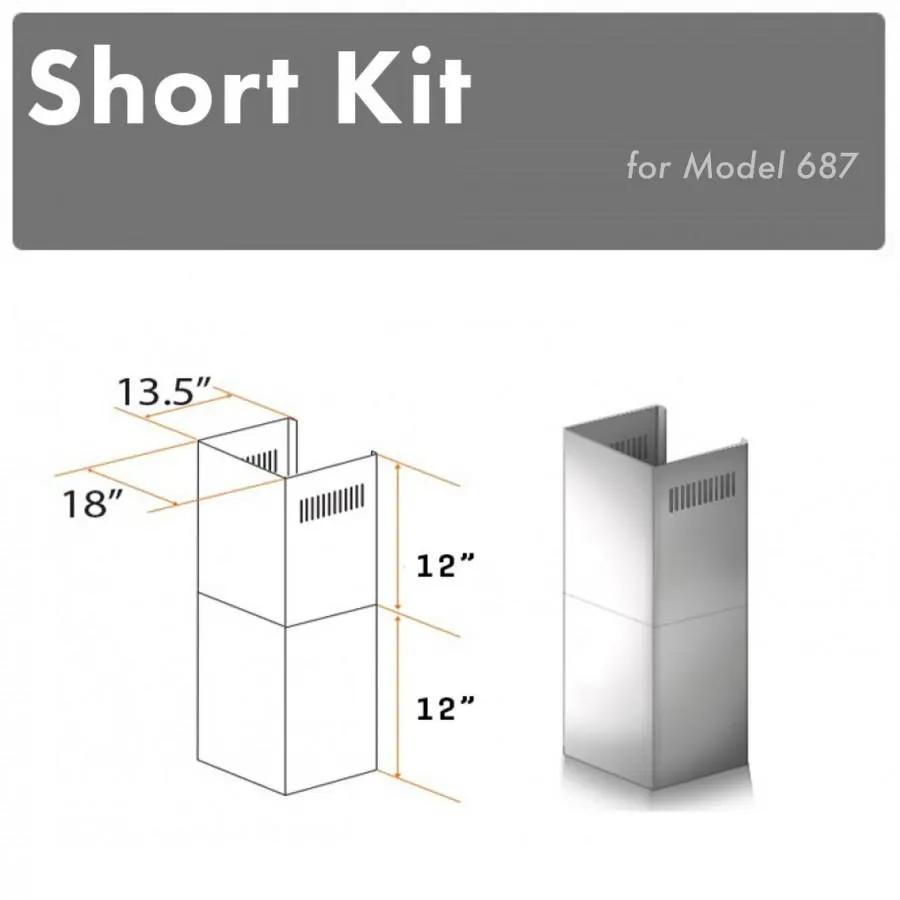 ZLINE Short Kit for 8' Ceilings, SK-687 by Farmhouse Kitchen and Bath
